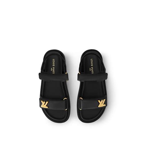 LV Sunset Platform Comfort Sandal .